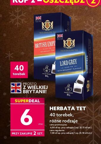 Dealz Herbata tet british empire oferta