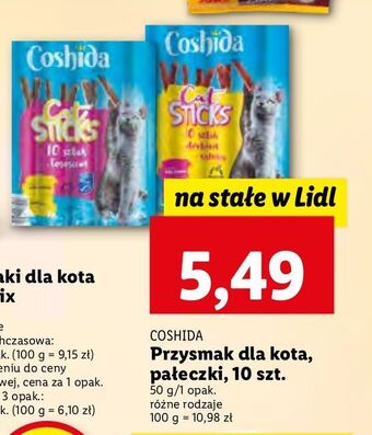 Lidl Przysmak dla kota drobiowe coshida oferta