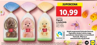 Lidl Figurki świąteczne czekoladowe favorina oferta