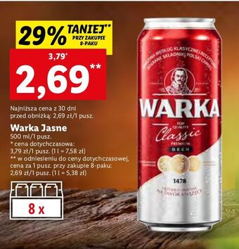 Lidl Piwo warka oferta