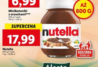 Lidl Krem czekoladowo-orzechowy nutella oferta