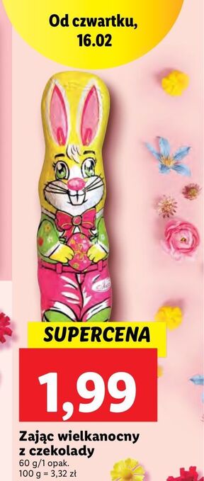 Lidl Zając wielkanocny oferta