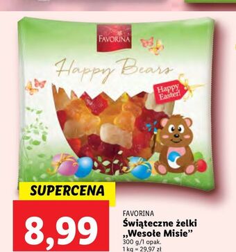 Lidl Żelki wesołe misie favorina oferta