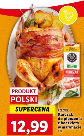 Lidl Kurczak z boczkiem w marynacie do pieczenia rzeźnik codzienna dostawa oferta