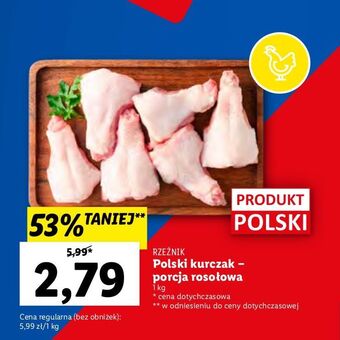 Lidl Porcja rosołowa z kurczaka rzeźnik codzienna dostawa oferta
