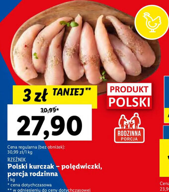 Lidl Rzeźnik Polski kurczak - polędwiczki 1kg oferta