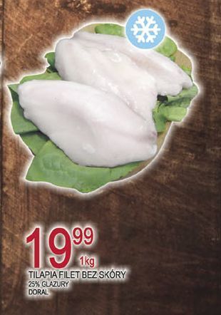 E.Leclerc Tilapia filet bez skóry oferta