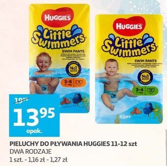 Auchan Pieluszki do pływania dla dzieci rozmiar 5-6 huggies little swimmers oferta
