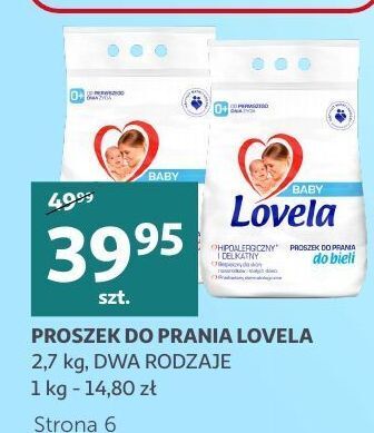 Auchan Proszek do prania kolorów lovela baby oferta