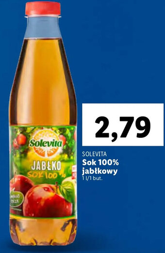 Lidl Solevita Sok 100% jabłkowy 1l oferta