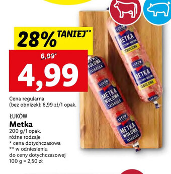 Lidl Łuków Metka 200g oferta