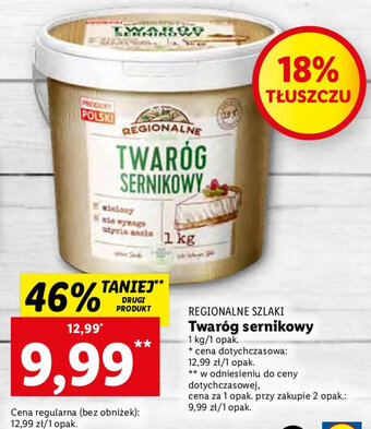 Lidl Regionalne Szlaki Twaróg sernikowy 1kg oferta