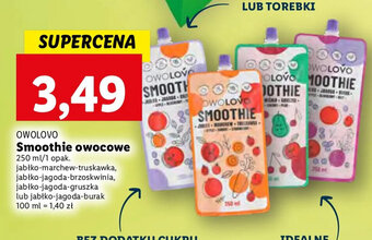 Lidl Owolovo smoothie owocowe 250ml oferta