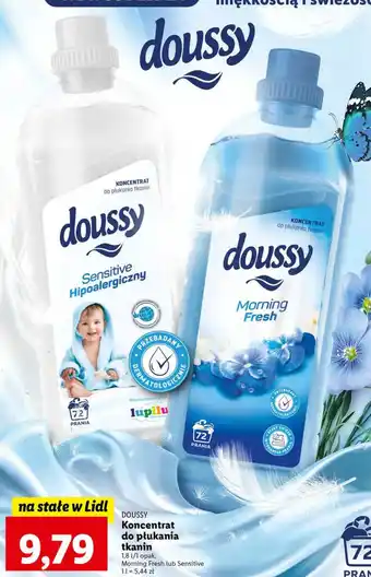 Lidl Doussy Koncentrat do płukania tkanin 1,8l oferta