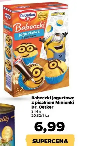 Netto Babeczki jogurtowe minionki dr. oetker oferta