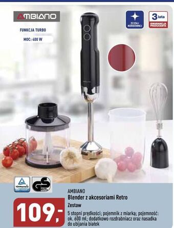 ALDI Blender retro 400 w ambiano oferta