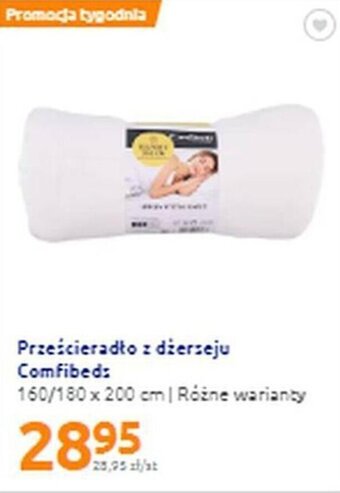 Action Comfibeds Prześcieradło z dżerseju 160/180x200cm oferta