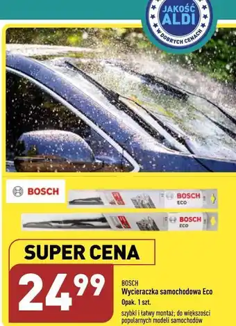 ALDI Wycieraczki samochodowe eco bosch oferta