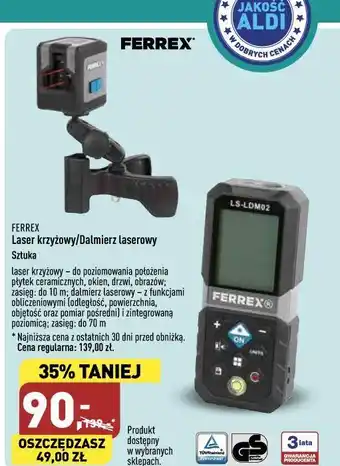 Dalmierz laserowy ferrex