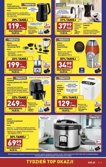 ALDI Kawiarka home creation oferta