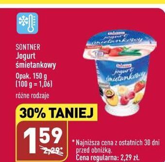 ALDI Jogurt śmietankowy z owocami sontner oferta