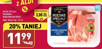 ALDI Karkówka wieprzowa mięsne specjały zawsze świeże (aldi) oferta