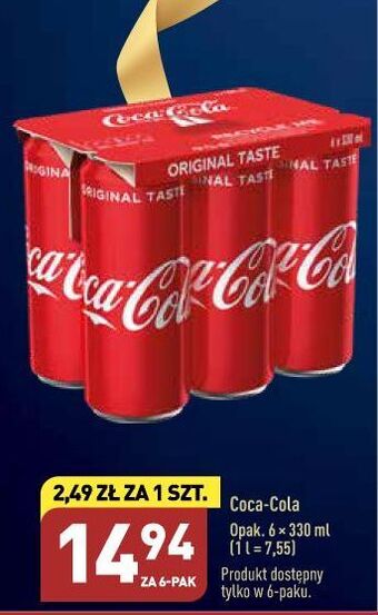 ALDI Napój coca-cola oferta