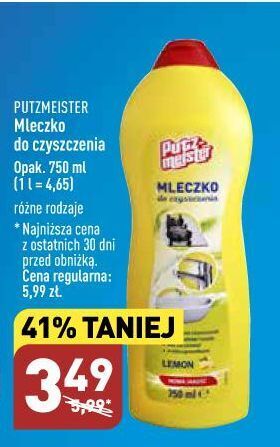 ALDI Mleczko do czyszczenia lemon putzmeister oferta