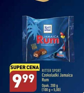Czekoladki jamaica rum ritter sport