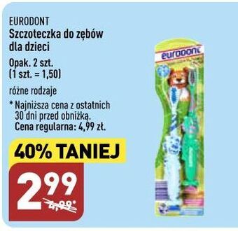 ALDI Szczoteczk dla dzieci eurodont oferta