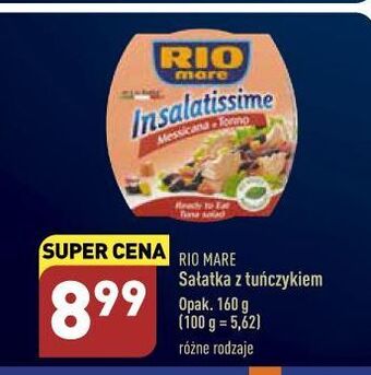ALDI Sałatka z tuńczykiem meksykańska rio mare insalatissime oferta