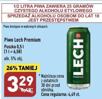 ALDI Piwo lech premium oferta