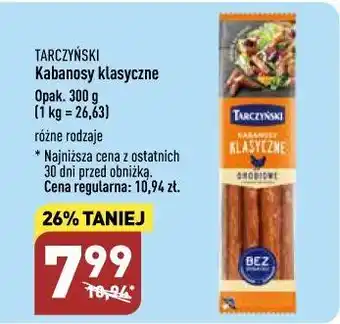 ALDI Kabanos drobiowy tarczyński oferta