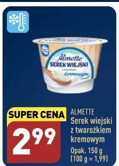 ALDI Serek wiejski z twrożkiem kremowym hochland almette oferta