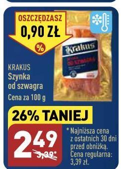 ALDI Szynka od szwagra krakus animex oferta