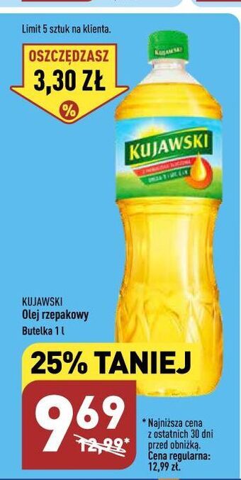 ALDI Olej rzepakowy kujawski oferta