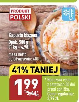 ALDI Kapusta kiszona oferta