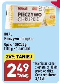ALDI Pieczywo chrupkie kukurydziane bez cukru ideal oferta