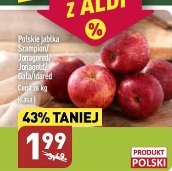 ALDI Jabłka gala oferta