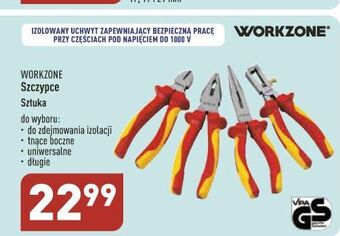 ALDI Szczypce długie workzone oferta