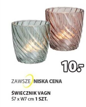 JYSK Świecznik Vagn Ś7xW7cm oferta