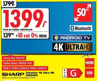 Media Expert Telewizor sharp oferta