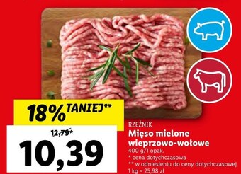 Lidl Mięso mielone rzeźnik oferta