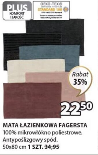 JYSK Mata łazienkowa Fagersta 50x80cm oferta