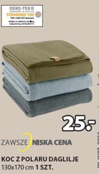 JYSK Koc z polaru Daglilje 130x170cm oferta