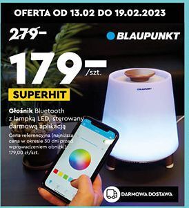 Biedronka Głośnik z lampą led blaupunkt oferta