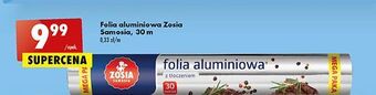 Biedronka Folia aluminiowa 30 m z tłoczeniem zosia samosia oferta