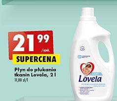 Biedronka Płyn do płukania hipoalergiczny lovela baby oferta