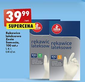 Biedronka Rękawice lateksowe s zosia samosia oferta