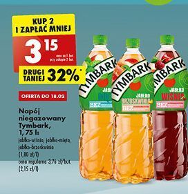 Biedronka Napój wiśnia-jabłko tymbark 1936 oferta
